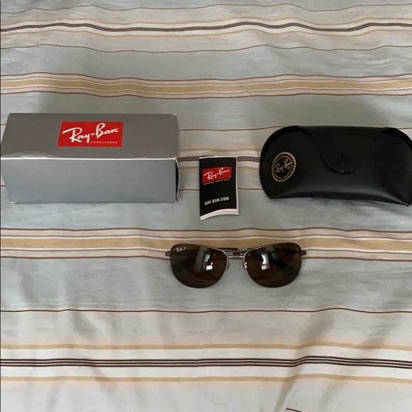 Ray Ban Polarized aviator sunglasses - Picture 4 of 6